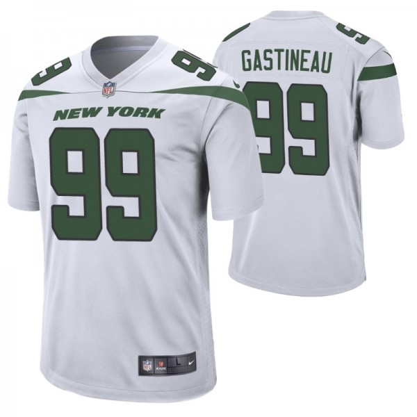 Men's New York Jets #99 Mark Gastineau Nike White ...