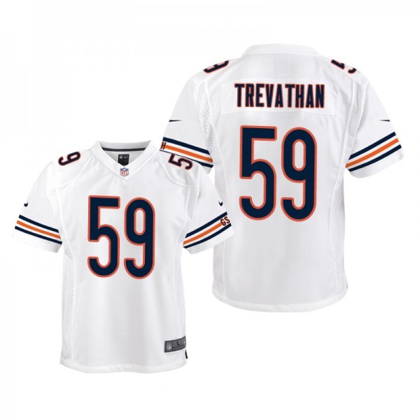 Youth - Chicago Bears #59 Danny Trevathan White Ni...
