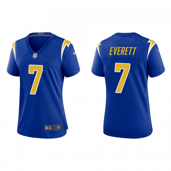 Women's Los Angeles Chargers Gerald Everett Royal ...