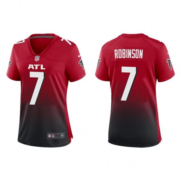 Women's Atlanta Falcons Bijan Robinson Red 2023 NFL Draft Alternate Game Jersey