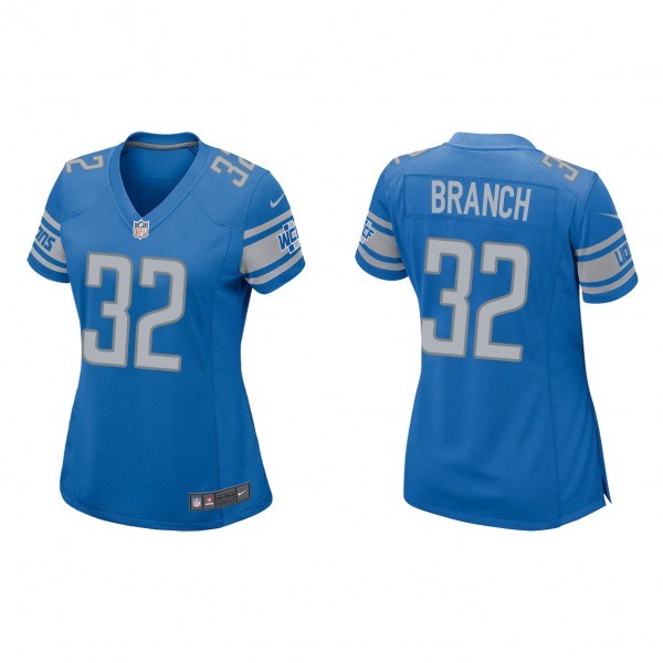 Women's Detroit Lions Brian Branch Blue 2023 NFL D...
