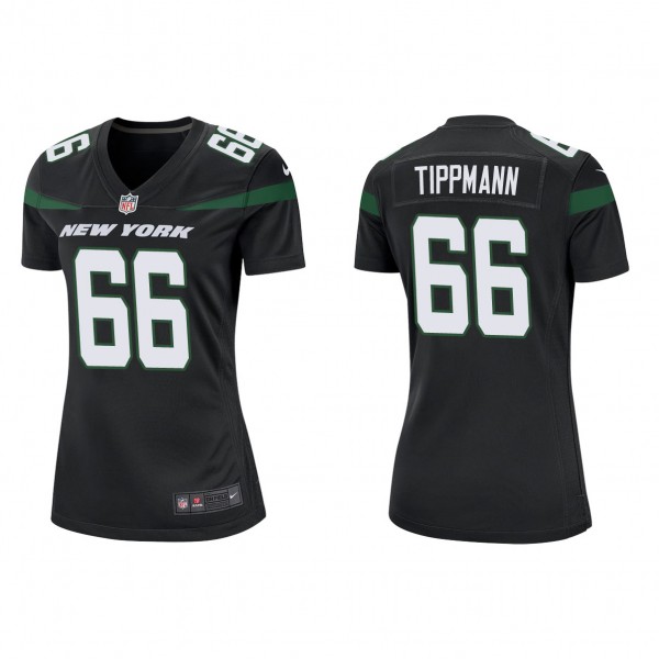 Women's New York Jets Joe Tippmann Black 2023 NFL ...