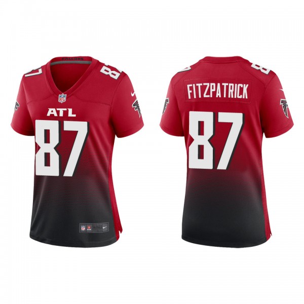 Women's Atlanta Falcons John FitzPatrick Red Alter...