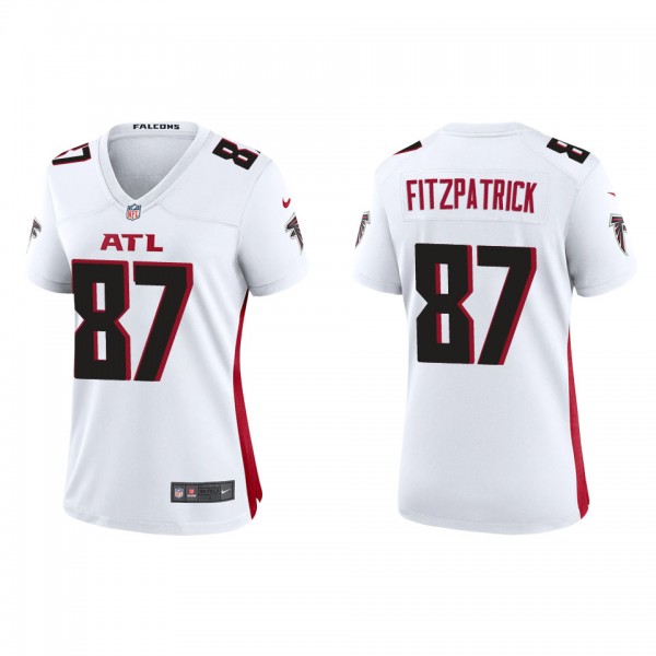 Women's Atlanta Falcons John FitzPatrick White Game Jersey