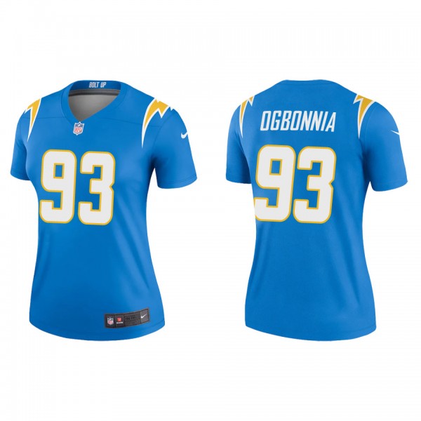 Women's Los Angeles Chargers Otito Ogbonnia Powder...