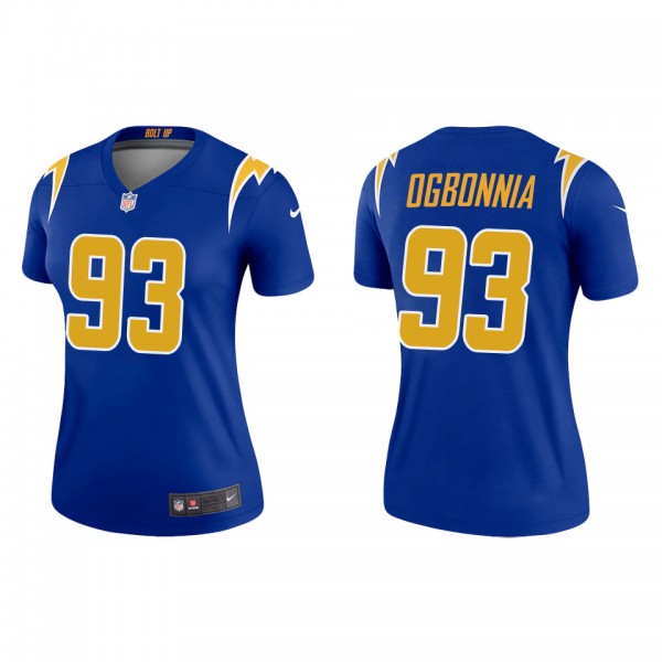 Women's Los Angeles Chargers Otito Ogbonnia Royal ...