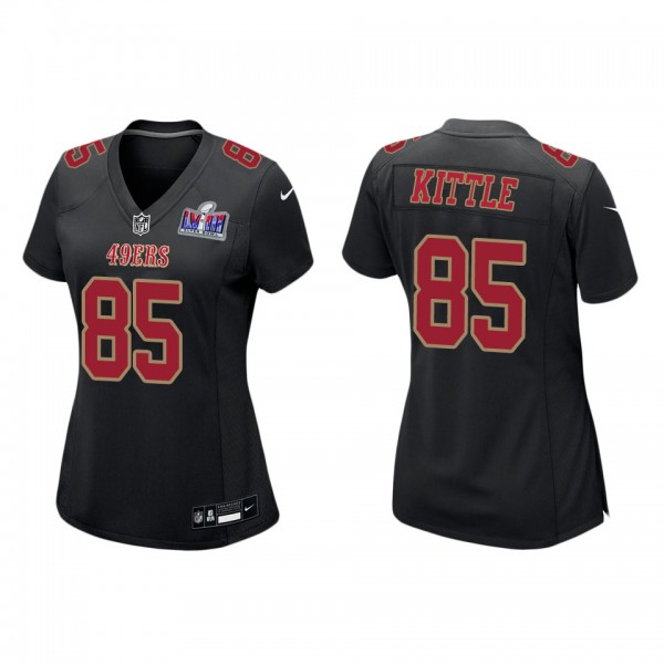 Women's George Kittle San Francisco 49ers Black Su...