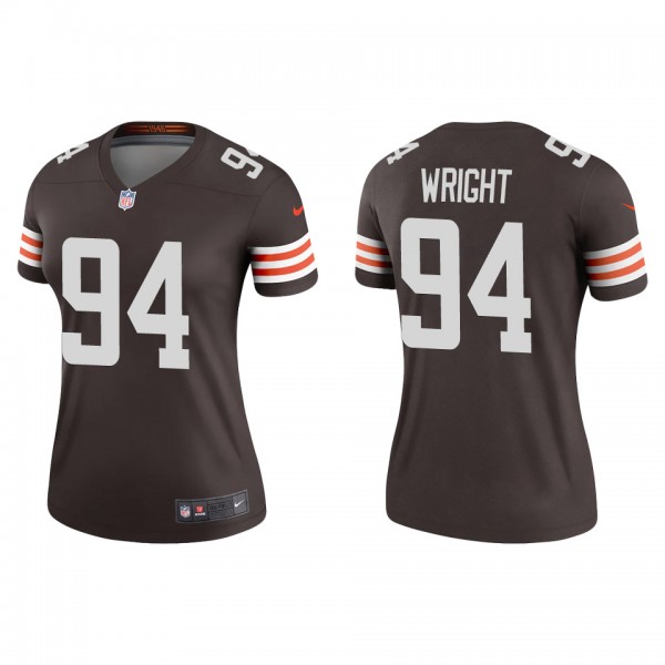 Women's Cleveland Browns Alex Wright Brown 2022 NF...