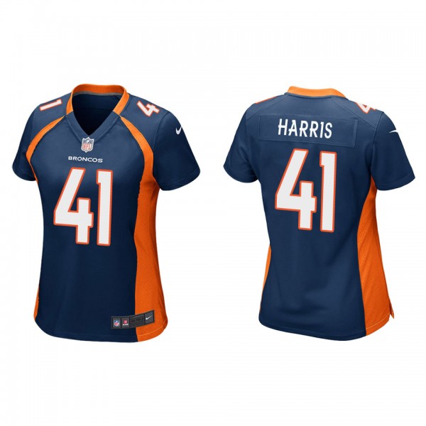 Women's Denver Broncos Anthony Harris Navy Game Je...