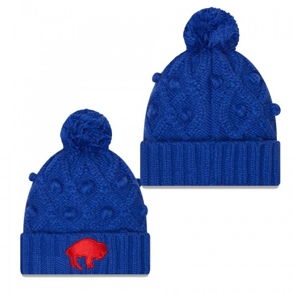 Women's Buffalo Bills Royal Toasty Cuffed Knit Hat...