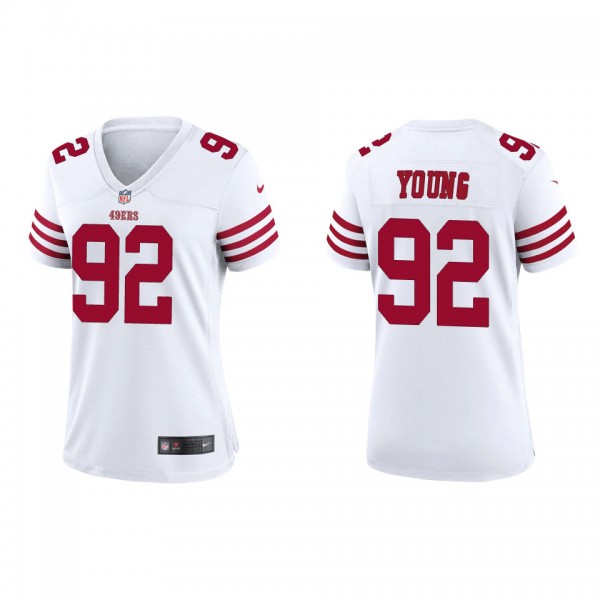 Women's San Francisco 49ers Chase Young White Game...
