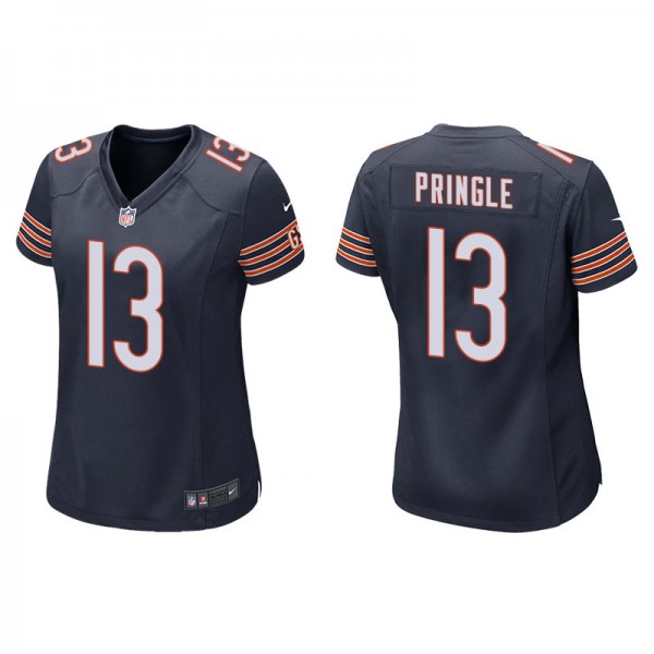 Women's Byron Pringle Chicago Bears Navy Game Jers...
