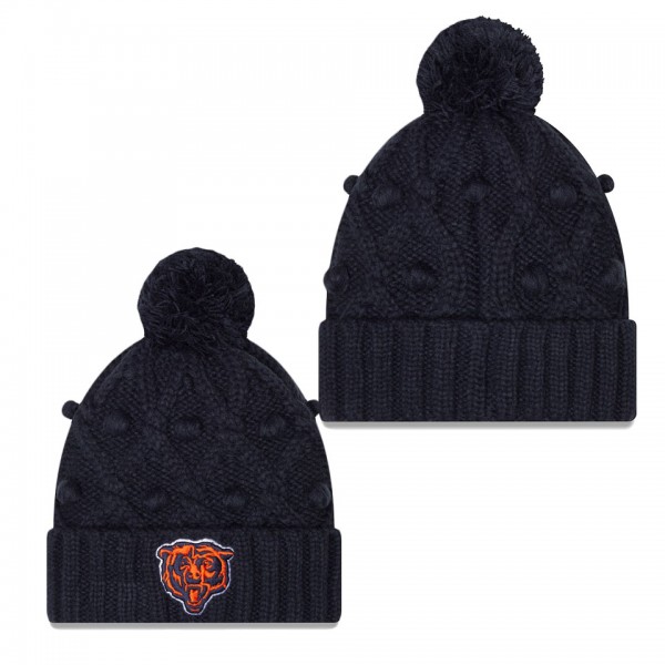 Women's Chicago Bears Navy Toasty Cuffed Knit Hat ...