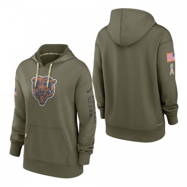Women's Chicago Bears Olive 2022 Salute To Service...
