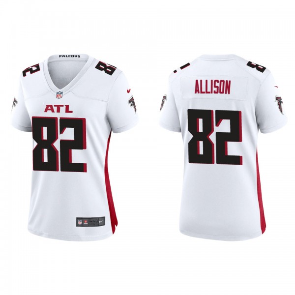 Women's Atlanta Falcons Geronimo Allison White Gam...