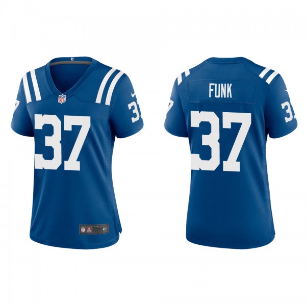 Women's Indianapolis Colts Jake Funk Royal Game Je...