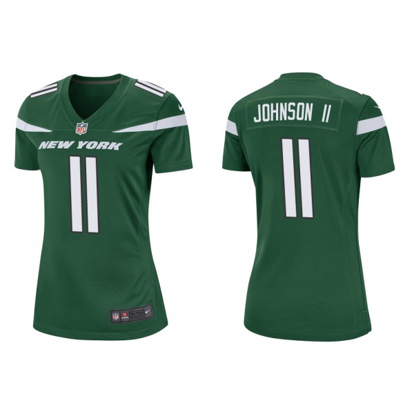 Women's New York Jets Jermaine Johnson II Green 20...