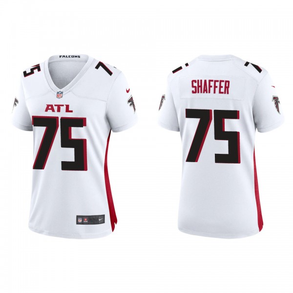 Women's Atlanta Falcons Justin Shaffer White 2022 ...