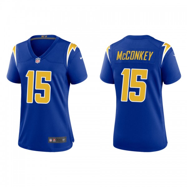 Women's Ladd McConkey Los Angeles Chargers Royal A...