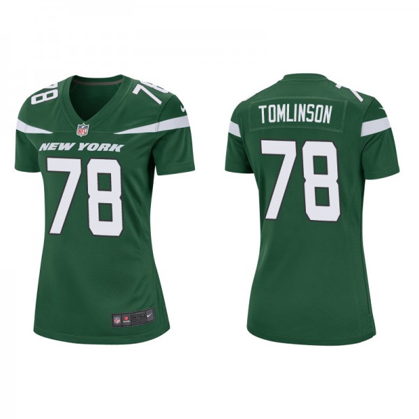 Women's New York Jets Laken Tomlinson Green Game J...