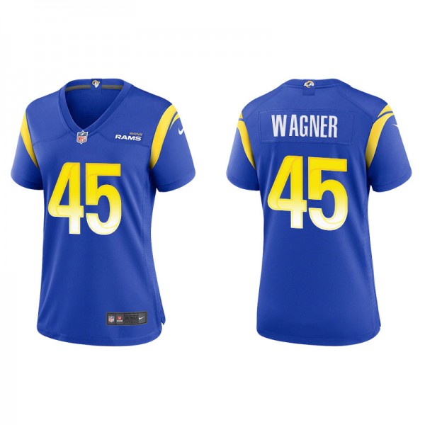 Women's Bobby Wagner Los Angeles Rams Royal Game J...