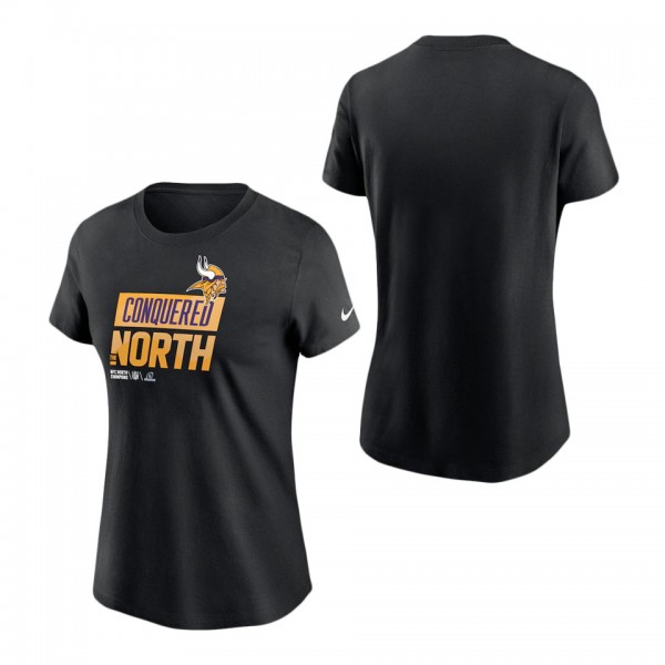 Women's Minnesota Vikings Nike Black 2022 NFC Nort...