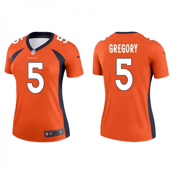 Women's Denver Broncos Randy Gregory Orange Legend...