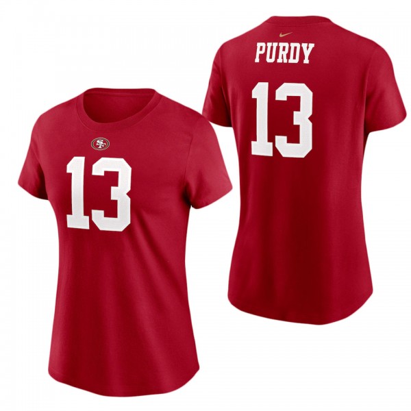 Women's San Francisco 49ers Brock Purdy Nike Scarl...