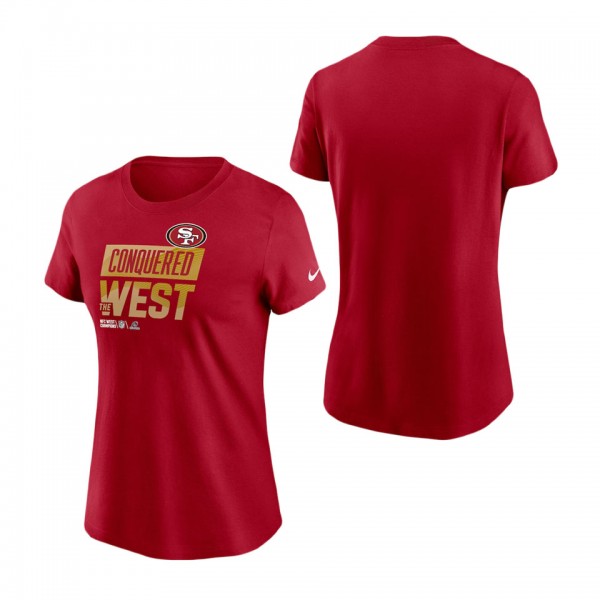 Women's San Francisco 49ers Nike Scarlet 2022 NFC ...