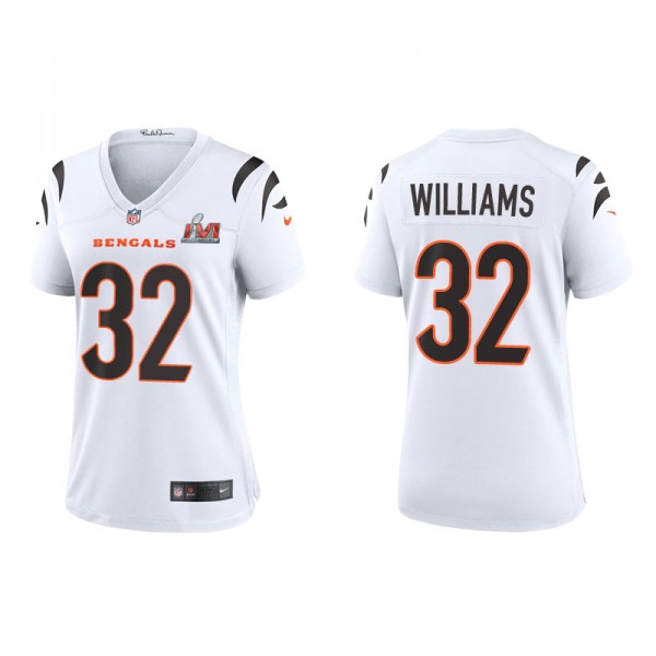Women's Cincinnati Bengals Trayveon Williams White...