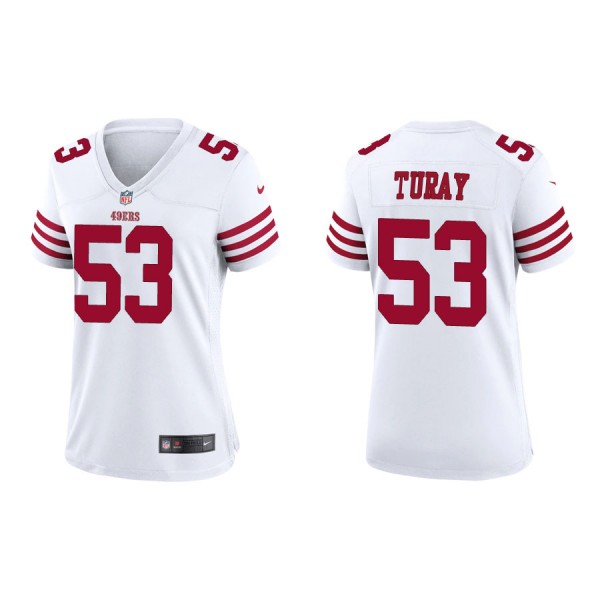 Women's Turay 49ers White Game Jersey