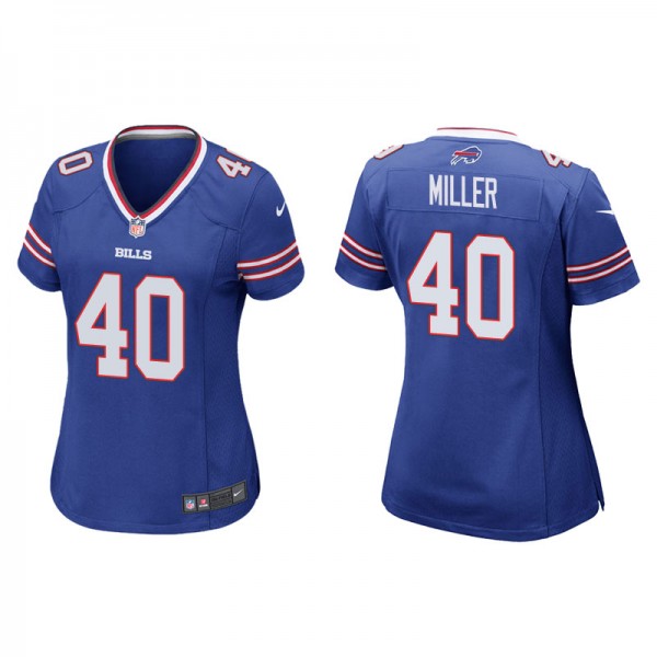 Women's Buffalo Bills Von Miller Royal Game Jersey