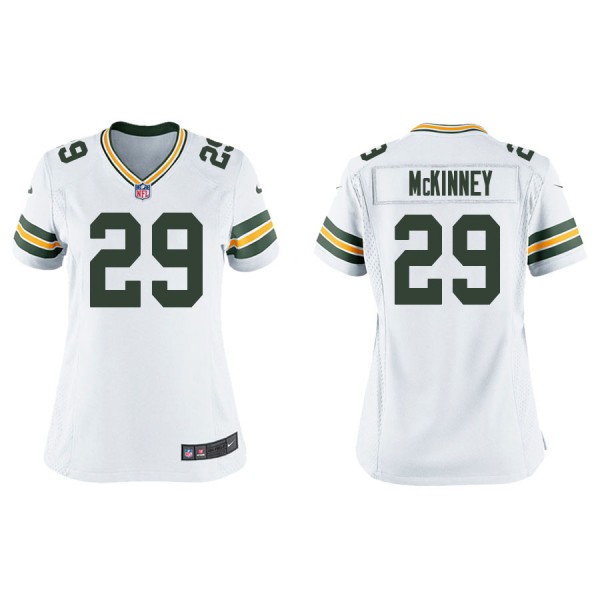Women's Green Bay Packers Xavier McKinney White Ga...