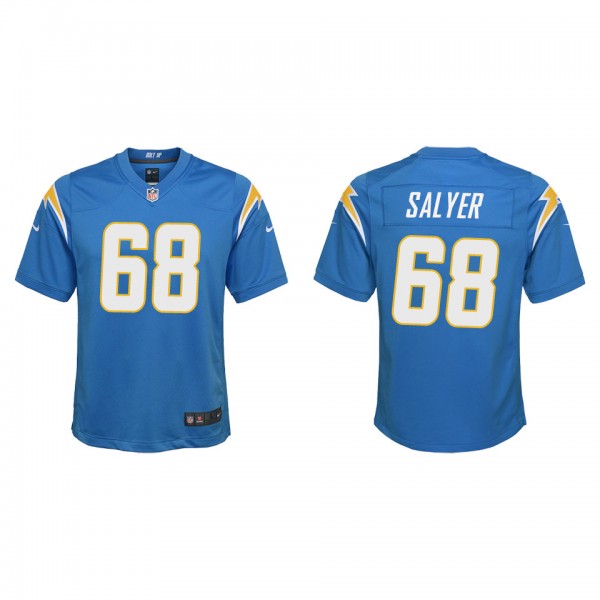 Youth Los Angeles Chargers Jamaree Salyer Powder B...