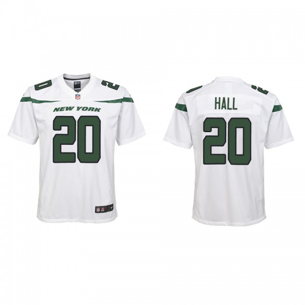 Youth New York Jets Breece Hall White Game Jersey