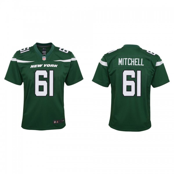 Youth New York Jets Max Mitchell Green Game Jersey