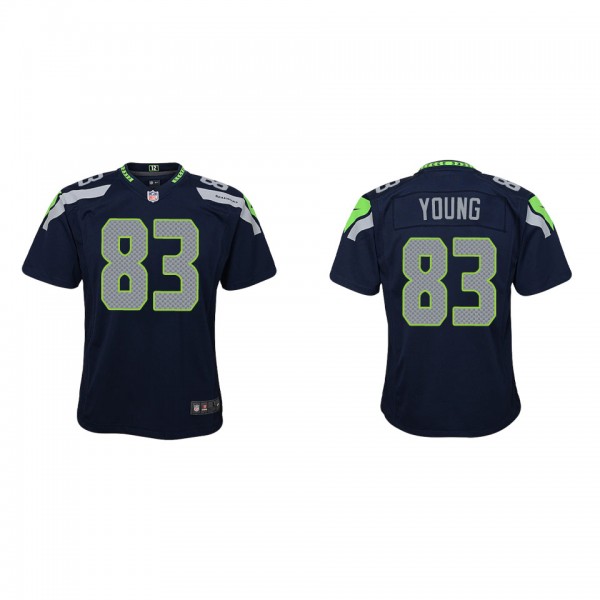 Youth Seattle Seahawks Dareke Young College Navy G...