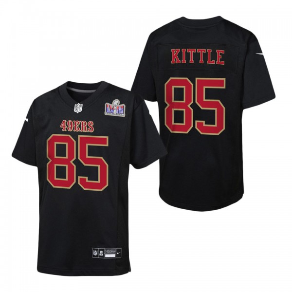 Youth San Francisco 49ers George Kittle Black Supe...