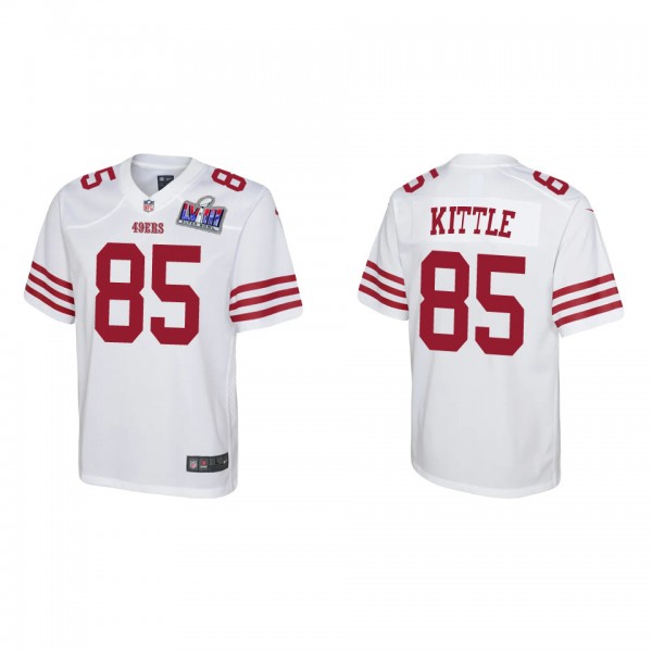 Youth George Kittle San Francisco 49ers White Supe...