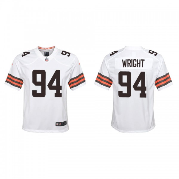 Youth Cleveland Browns Alex Wright White 2022 NFL ...