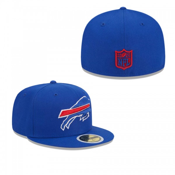 Youth Buffalo Bills Royal Main 59FIFTY Fitted Hat