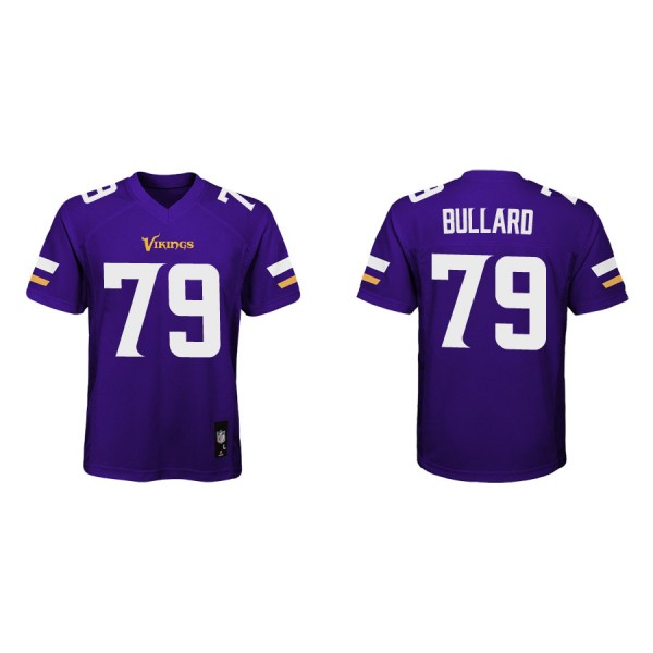 Youth Bullard Vikings Purple Game Jersey