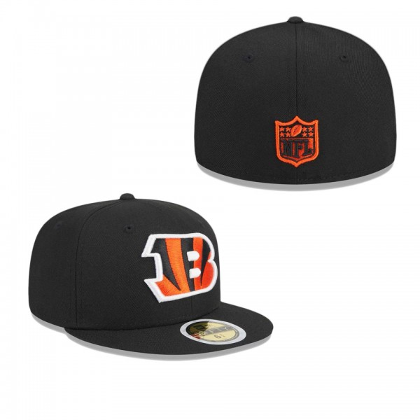 Youth Cincinnati Bengals Black Main 59FIFTY Fitted...