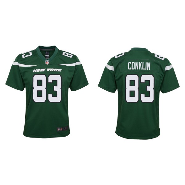 Youth Conklin Jets Green Game Jersey