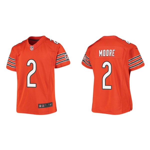 Youth Chicago Bears D.J. Moore Orange Game Jersey