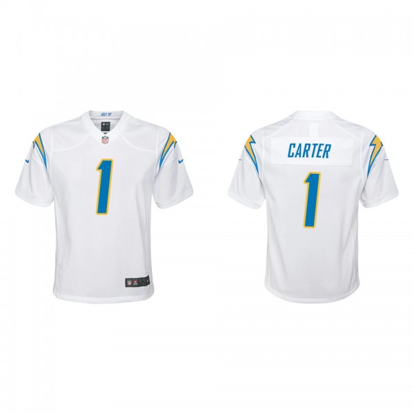 Youth Los Angeles Chargers DeAndre Carter White Ga...