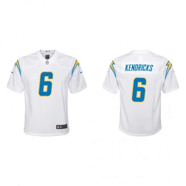 Youth Eric Kendricks Los Angeles Chargers White Ga...