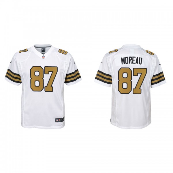 Youth New Orleans Saints Foster Moreau White Alter...