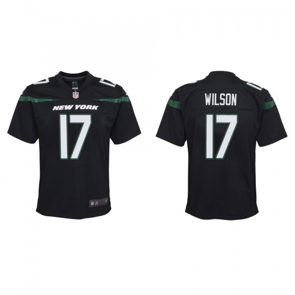Youth New York Jets Garrett Wilson Black 2022 NFL ...