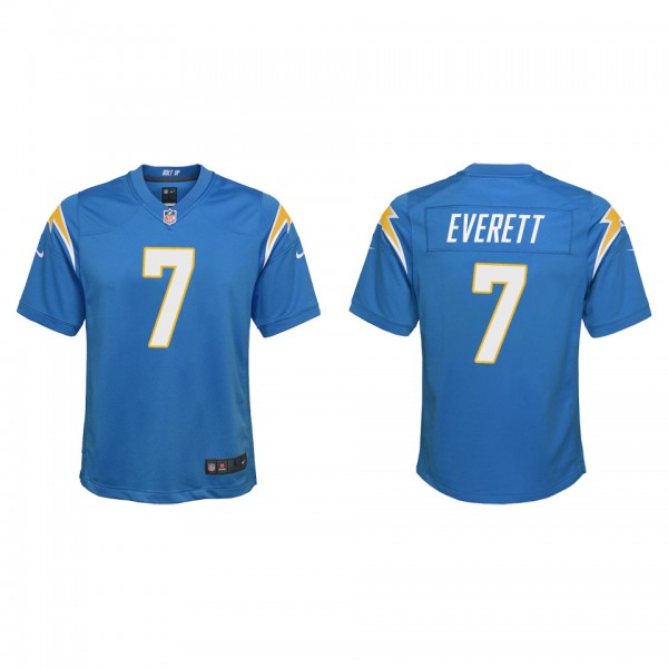 Youth Los Angeles Chargers Gerald Everett Powder B...